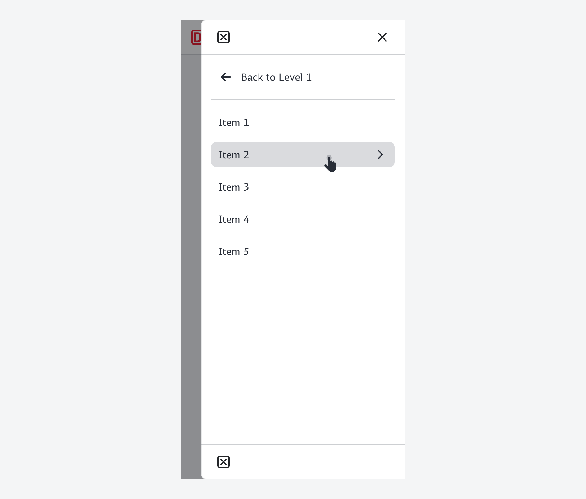 Pattern--Navigation-(Alpha)--Main-Navigation--Mobile--Level-2-Tap