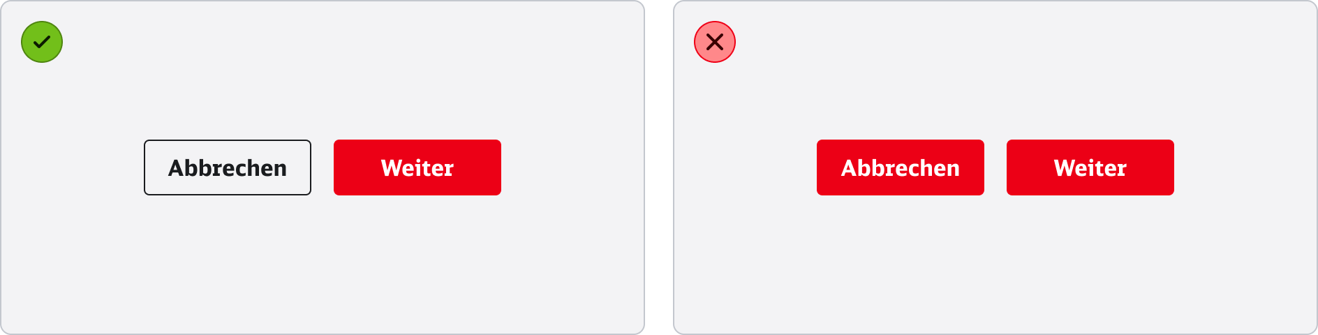 Button - Variant - Do_Dont - Hierarchie