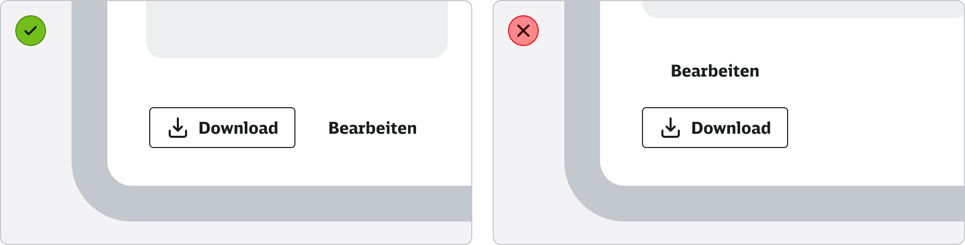 Button - Weitere_Guidelines - Do_Dont - Platzierung