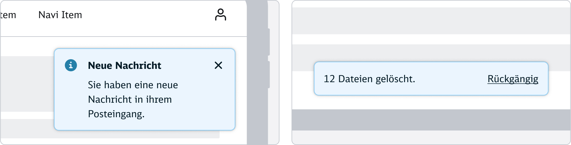 Notification - Variant - Overlay