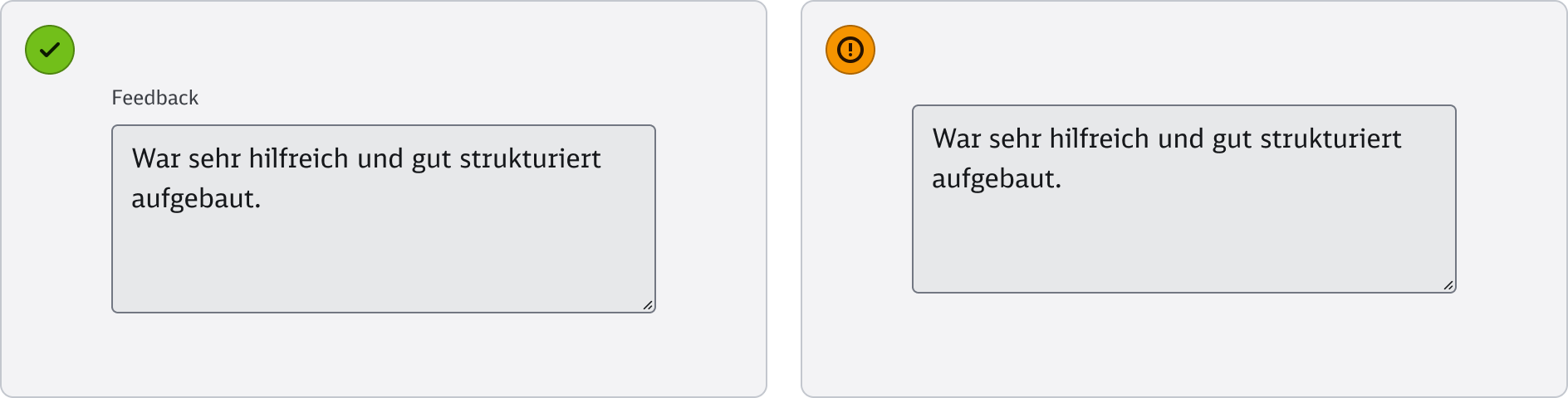 Textarea - Variant Label - Visual 2