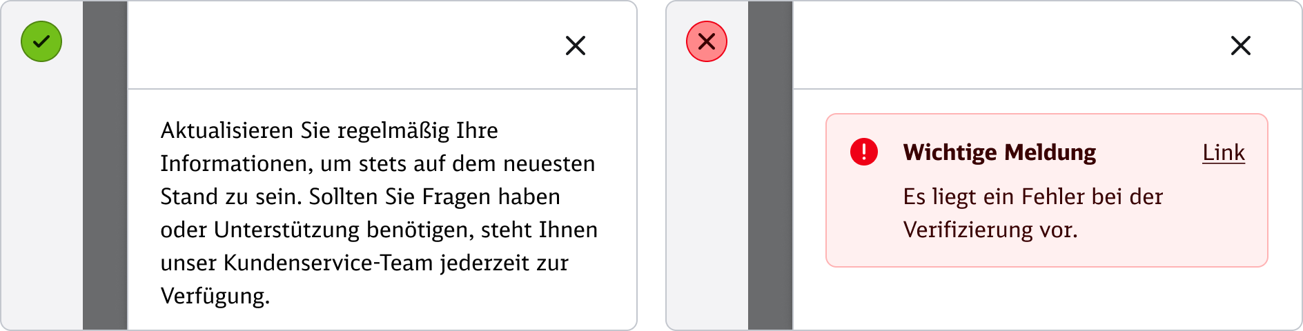 Drawer - Content - Einsatz