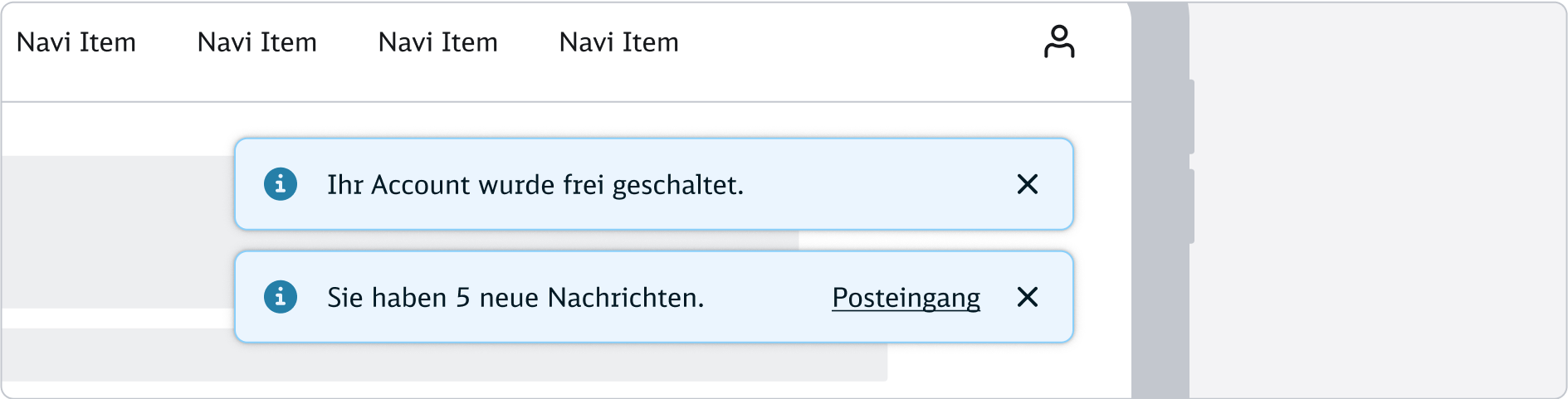 Notification - Variant - Inline-Docked