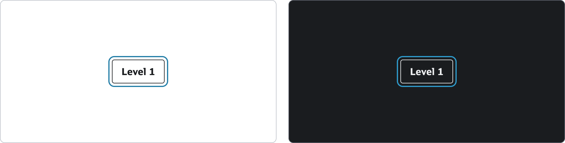 States - Interaction States - Focused Hintergrundfarbe Light und Darkmode