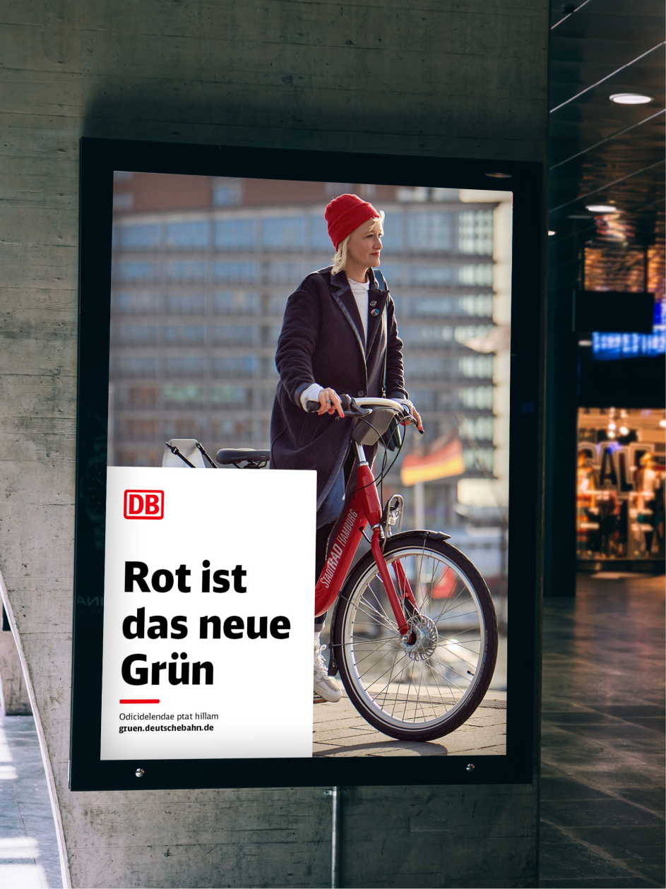 Beispielbild für eine Out of Home Werbung an einer Haltestelle